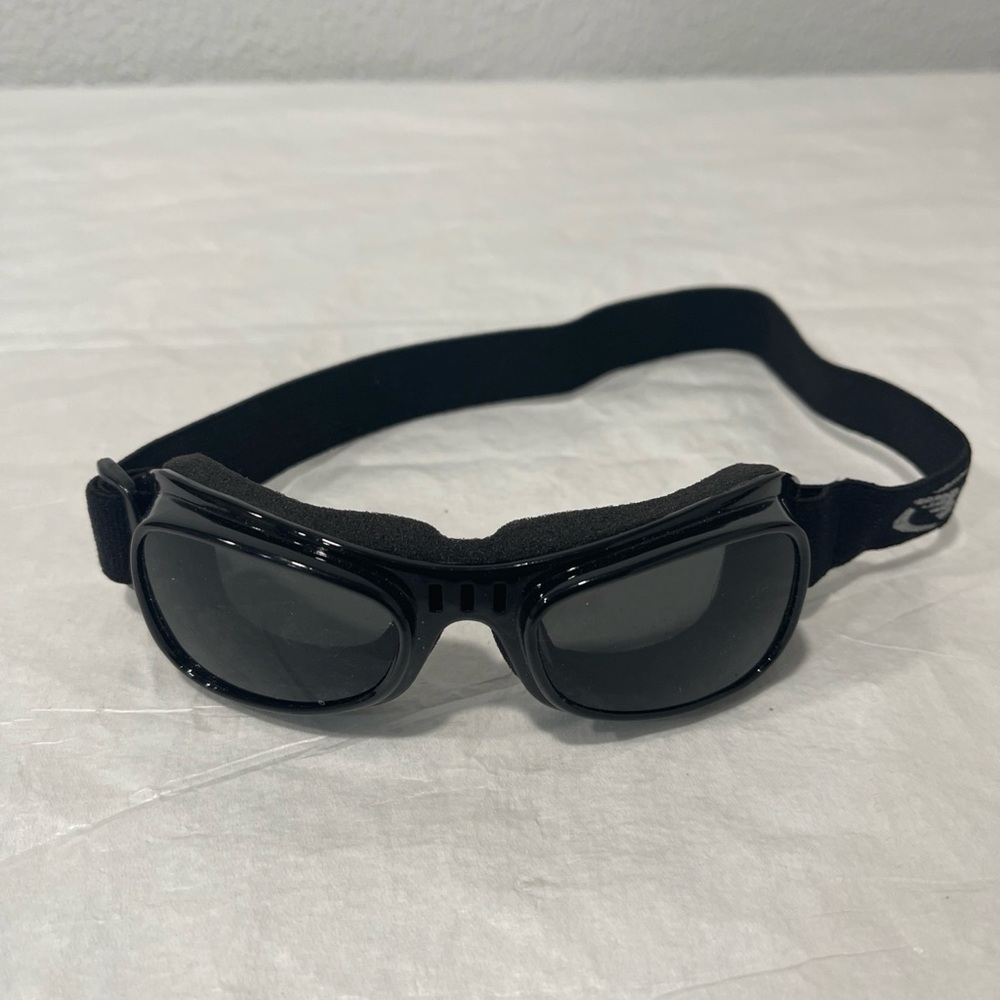 Global Vision Big Ben Motorcycle Safety Goggles OTG Black W/ Dark Lenses